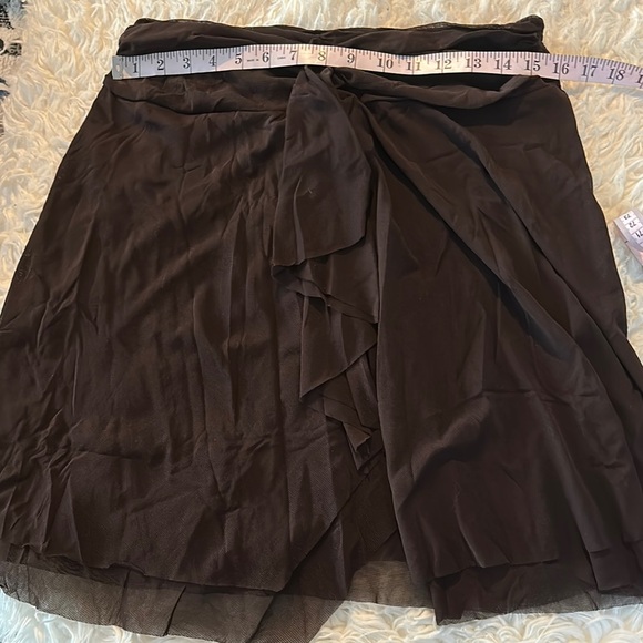 Tommy Bahama Brown Wrap Swim Skirt Coverup - Picture 6 of 10